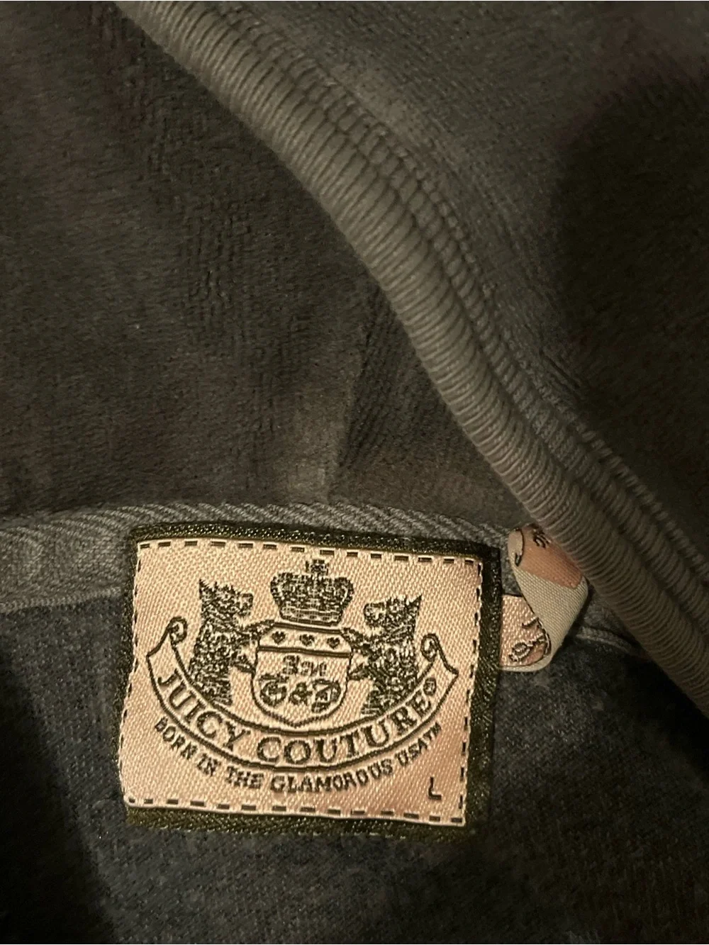 Juicy Couture Velour Hoodie Set - Charcoal - Picture 4 of 7